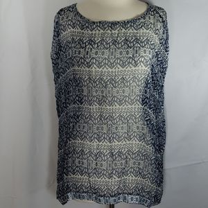 Lord & Taylor Sheer Blouse